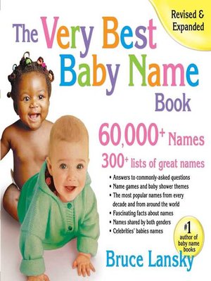 cover image of Very Best Baby Name Book
